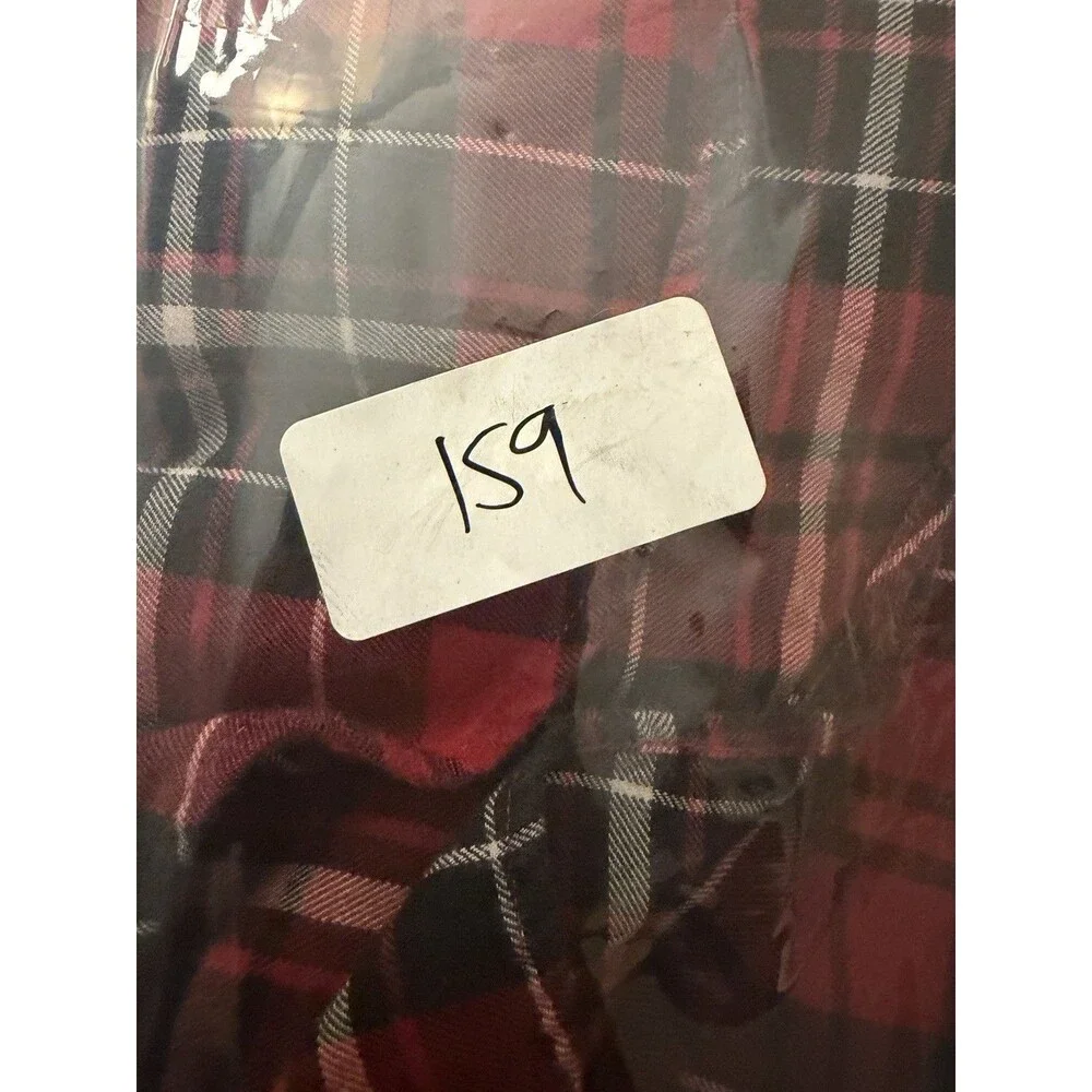 Boys Ralph Lauren Polo Button Down Shirt L (14-16) Red Blue Check